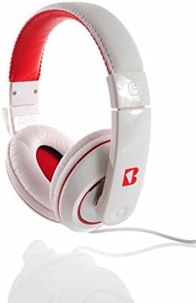 White iBoost DJ Style Stereo Headphone With Volume Control
