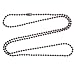 Black Military Army dog tag chain 2.4mm 27in.