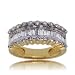 14KT Yellow White Gold Ladies Diamond Ring Band 1 CTTW