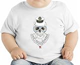 Captain skull オーガニックベビーTシャツ 12 - 18 Months