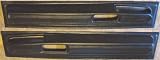 1971-1973 Oldsmobile Toronado Black Arm Rest Cap Overlay Pair Restores the original factory part
