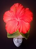 Red Hibiscus Night Light