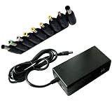 Universal Laptop Notebook AC Adapter Power Supply Charger Cord for ASUS, Averatec, Compaq, Dell, Fujitsu, Gateway, HP, IBM, NEC, Panasonic, Sony, Toshiba w/ 9 DC Connectors (90W)