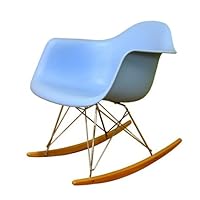 Rocking Chair - Modern Style Sky Blue Finish