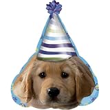Party Pups Birthday Shaped 18 Mylar Party Balloons (5 count)
