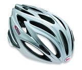  : Bell Ghisallo Bike Helmet (Silver/White, Small)
