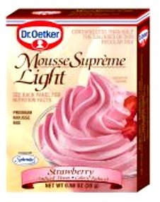 Dr. Oetker Strawberry Mousse -Light 1.3 Oz by Dr. Oetker