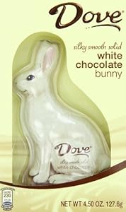 Dove Chocolate Bunny, Silky Smooth White, 4.5 Ounce
