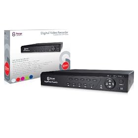 Storage Options 52404 Home/Business Security & Surveillance System 4 Channel CCTV H.264 DVR with 500GB Hard Drive & Smartphone Viewing