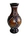 16.5" ht Metal Planter Vase, Jar Rustic Finish Decor