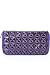 Purple Pyramid Design Zip Purse