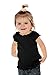 Kavio! Infants Lettuce Edge Scoop Neck Cap Sleeve Top