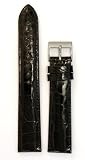 Men's Genuine Louisiana Alligator Watchband Brown 19mm Watch Band