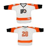 Boys NHL Philadelphia Flyers #28 Hockey Jersey / Sweater - White & Orange (Size: L/XL )