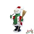 9" Cozy Christmas Snowman by Annalee