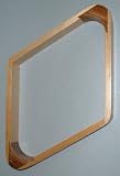 Trademark Nine Ball Billiard Rack with Oak Finish