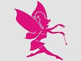 Produkt-Bild: Elfen Wandtattoo Fee Wandsticker Motiv 4-silber_90