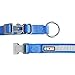 Pawtitas Lumberjack Padded Martingale Collar for Dogs | Soft Neoprene Dog Collar for Your pet's Comfort Made with Reflective Band for Maximum Visibility | Fits Small and Large Pets - Small Blue