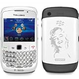 Marilyn Monroe Smiling on BlackBerry Curve 8520 8530 Phone Cover (White)
