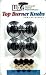 Tools & Hardware : Lux #CPR411 4PK Chrome Gas Burner Knob