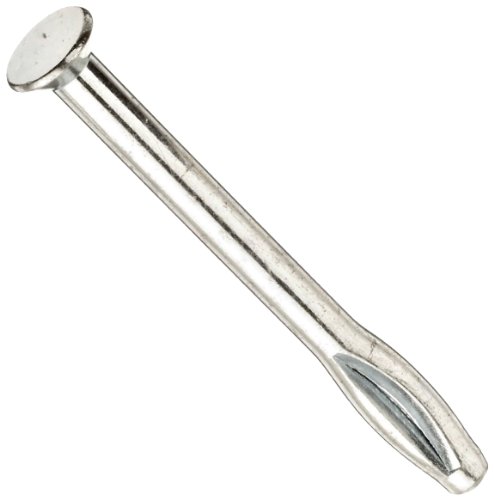 Zinc Platted Steel Split-Fast Anchor Flat Head 1/4 Diameter x 2 Length (Pack of 100)