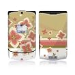 Flower Burst Design Protective Skin Decal Sticker for Motorola RAZR V3xx Cell Phones