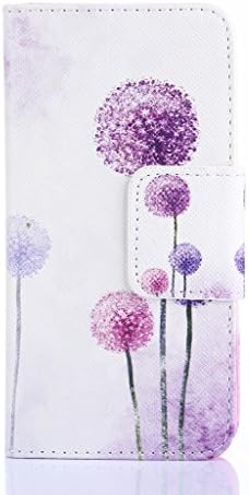 Nokia 830 Case,Nokia 830 Wallet Case,Yourfairy [Kickstand Feature] Wallet PU Leather Wallet Flip Case Cover Built-in Card Slot for Nokia Lumia 830 Case(Purple Dandelion),Sent Stylus Pen