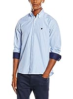 Polo Club Camisa Hombre Gentle Trend Shirt (Azul Celeste)