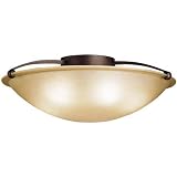 Kichler 5 Light Flush Mount Ceiling Fixture Tannery Bronze