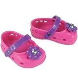Doll Shoes/ Sandles Fits American Girl 18 Inch Dolls, Hot Pink Ballerina Doll Footwear