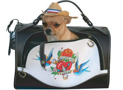 Pet Flys Spring Puppy Love Carrier - SUPER