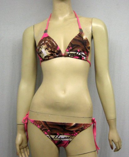 Ed Hardy Pin Up Girl Pink Bikini