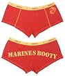 Women's Red Marines Booty Shorts