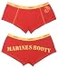 Women's Red Marines Booty Shorts