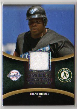 2008 Upper Deck Sweet Spot Frank Thomas Game Used Jersey Baseball Card