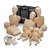 CPR Prompt (7 Pack) TAN 5 Adult/Child & 2 Infant Manikins; 50 A/C Bags; 20 Infant Bags; - LF06702U