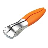 Kitchen Craft Colourworks Garlic Press, Orange