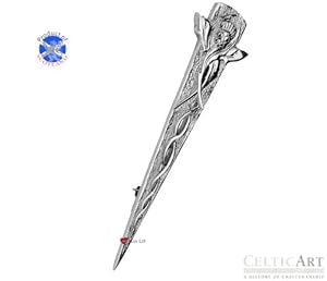 Celtic Art Sterling Silver Kilt Pin (KP058)
