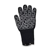 Flamen 耐熱性キッチン&バーベキューグローブ【超耐熱性能アラミド繊維・動きやすく掴みやすい】1枚 HERO