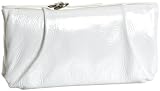HOBO INTERNATIONAL Della Vintage Leather Zip-Around Wallet,White,one size