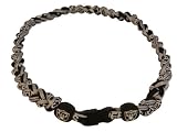 Oakland Raiders NFL Titanium 3 Rope Tornado / Twist Necklace Black & White 18 Inches *2012-2013 Style*