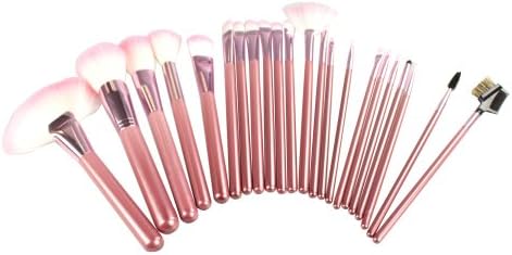 Charmoee™ Professional Makeup Brush 22 Pcs for Eye Shadow, Blush, Eyeliner, Eyebrow Brush Party Show (Pink)