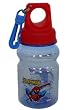 Marvel Spider-man Bottle - easily portable bottle with keychain zipper pull hook to attach to your lunchpal or backpack