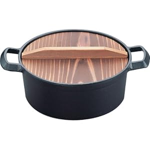 【クリックで詳細表示】南部鉄器 ふる里鍋 ツルナシ16cm 21038