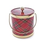 Mr. Ice Bucket 517-1 Red Tartan Ice Bucket, 3-Quart