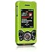 Green Rubber Feel Snap-On Cover Hard Case Cell Phone Protector for Sony Ericsson W580 W580i S500 S500i