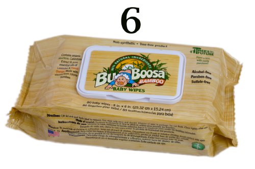 Bum Boosa Bamboo Baby Wipes (6 Packs/480 Count)