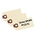 Avery Shipping Tags, 2.75 x 1.375 inches, Manila, Pack of 1000 (12301)