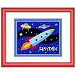 Out of This World Red Personalized Print
