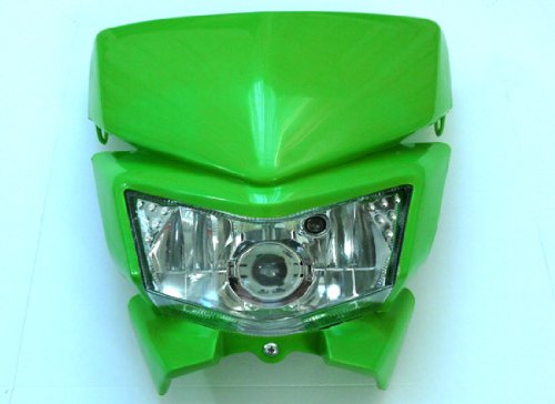 KAWASAKI KX100 KX250f KX450f KX65 KX85 KLX110 KLX140 DIRT BIKE HEADLIGHT FAIRING On Sale